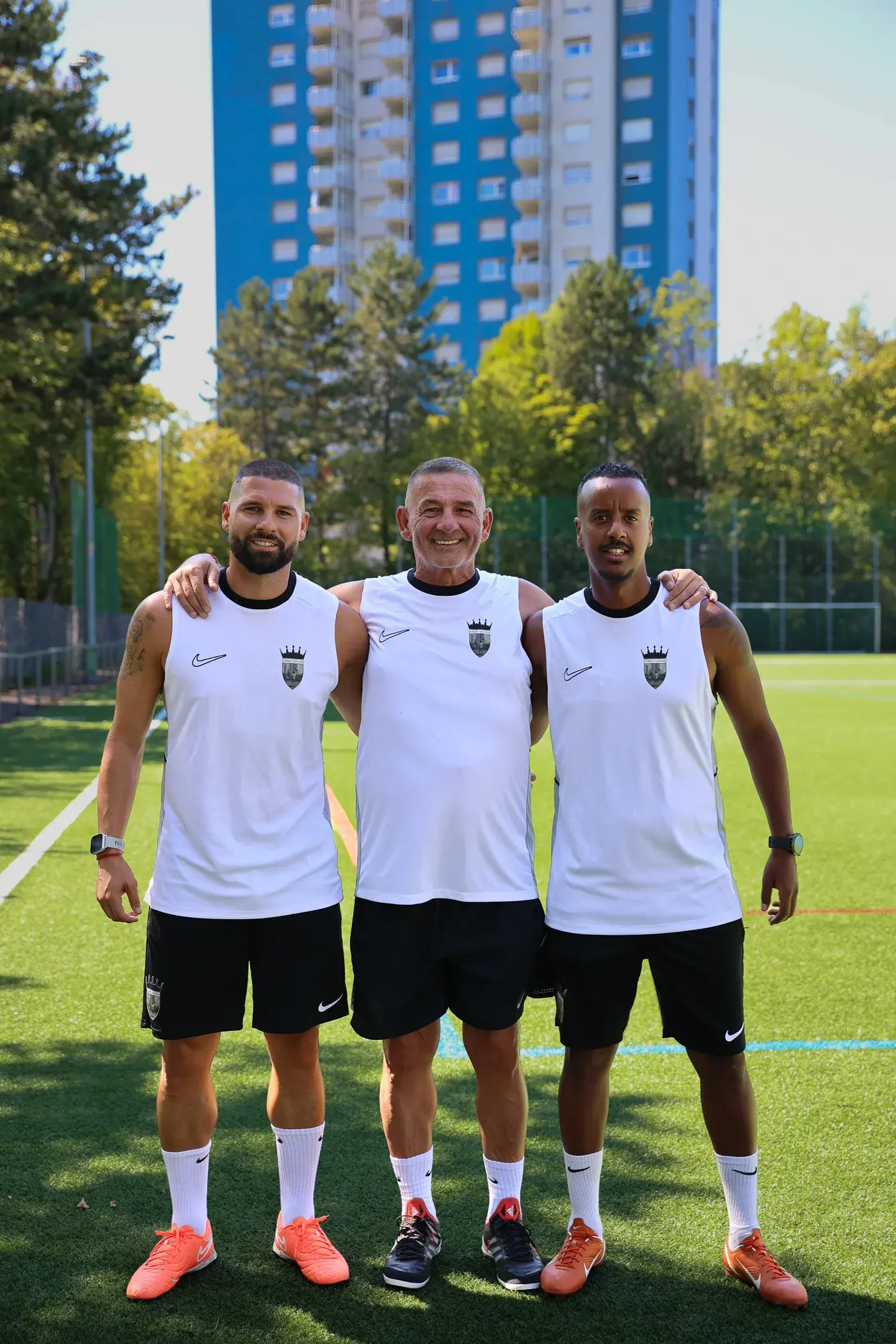 Das Trainerteam von Street Soccer Stuttgart